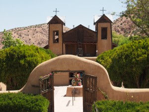 El Santuario Chimayo It was built in 1816. It has a reputation as a healing site. Believers claim dirt from a back room in the church can heal physical and spiritual ills.