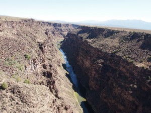 A view of the Rio Grande River. It is the fourth longest river in North America.