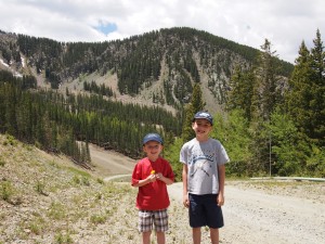 There was some complaining, but I don't think either of them will forget walking down the mountain. 